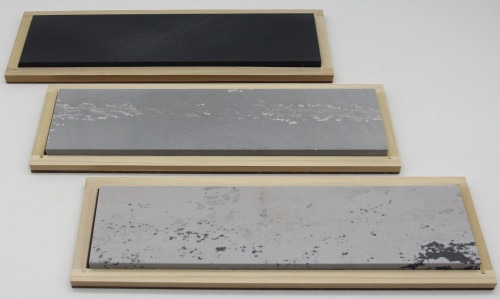 SOFT, HARD, BLACK Bench Stone Set 8 X 2   1/2 X 1/2  ID 1210SET