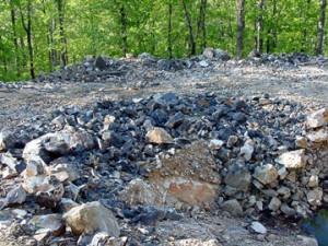 Genuine Arkansas Black Novaculite Quarry